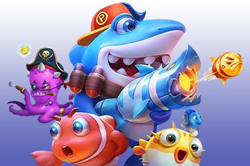 Jogador atirando em peixes no jogo Dragon Fishing no G531