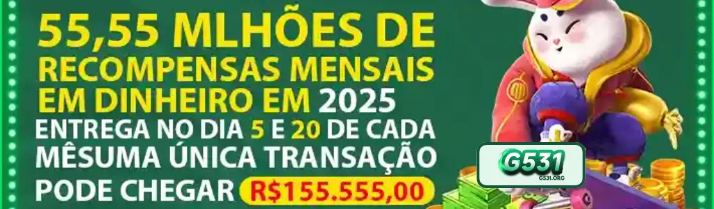 Missões completas no G531 Cassino desbloqueiam bônus grátis